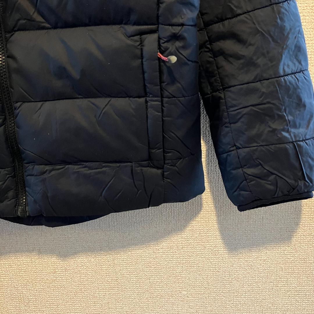 T4468★美品★ノースフェイス*ダウンジャケット*ヌプシ*キッズ150*黒系