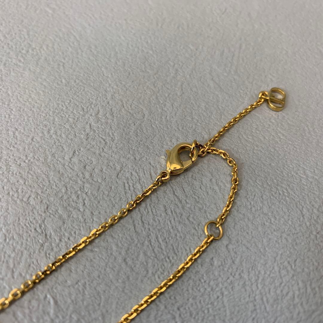 極美品 現行品 ディオール DIOR ネックレス パール ラインストーン