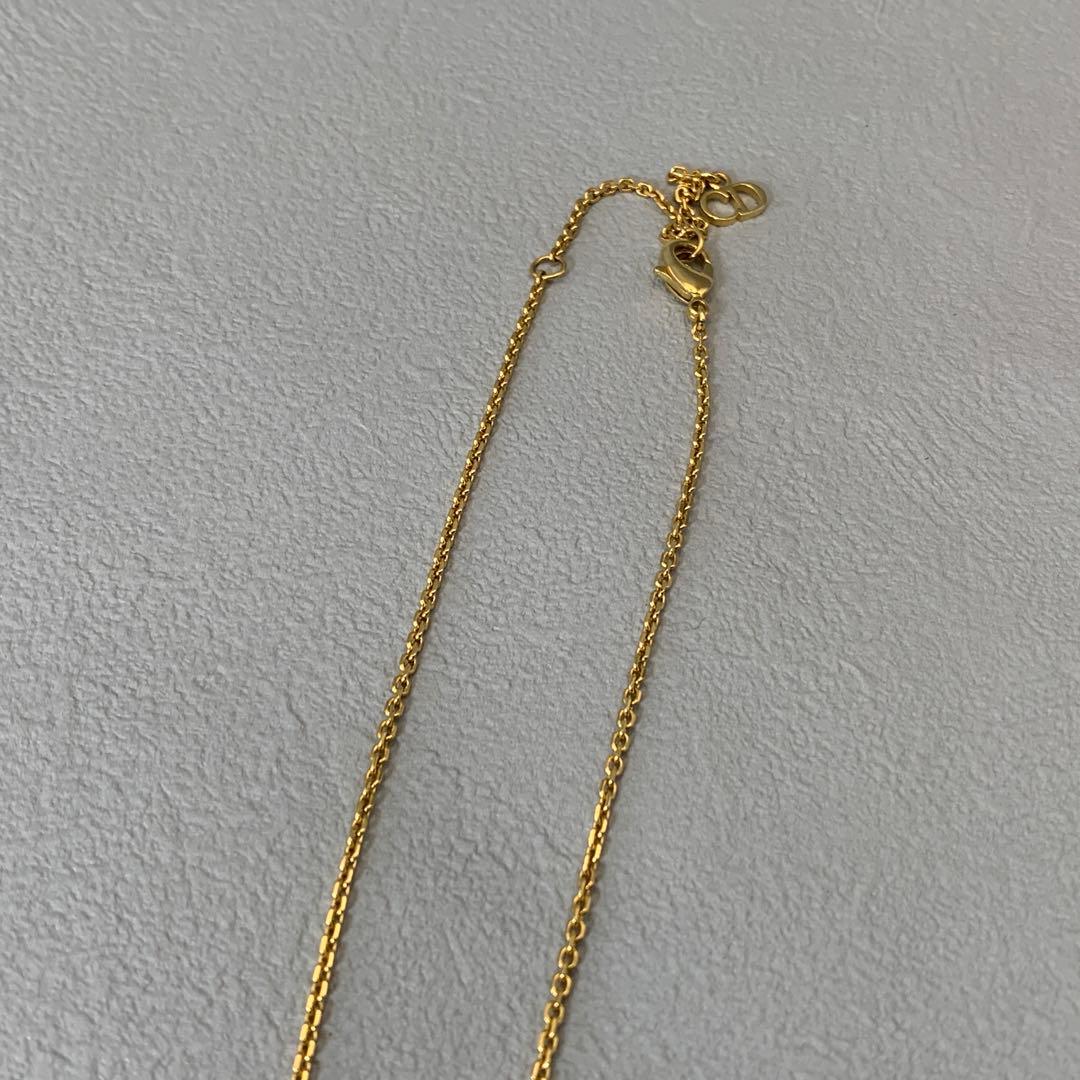 極美品 現行品 ディオール DIOR ネックレス パール ラインストーン