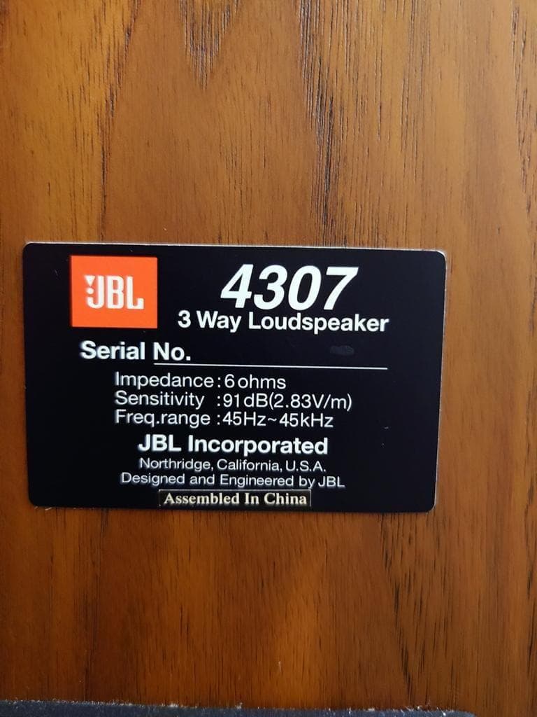 JBL 4307 スピーカー 2本セット
