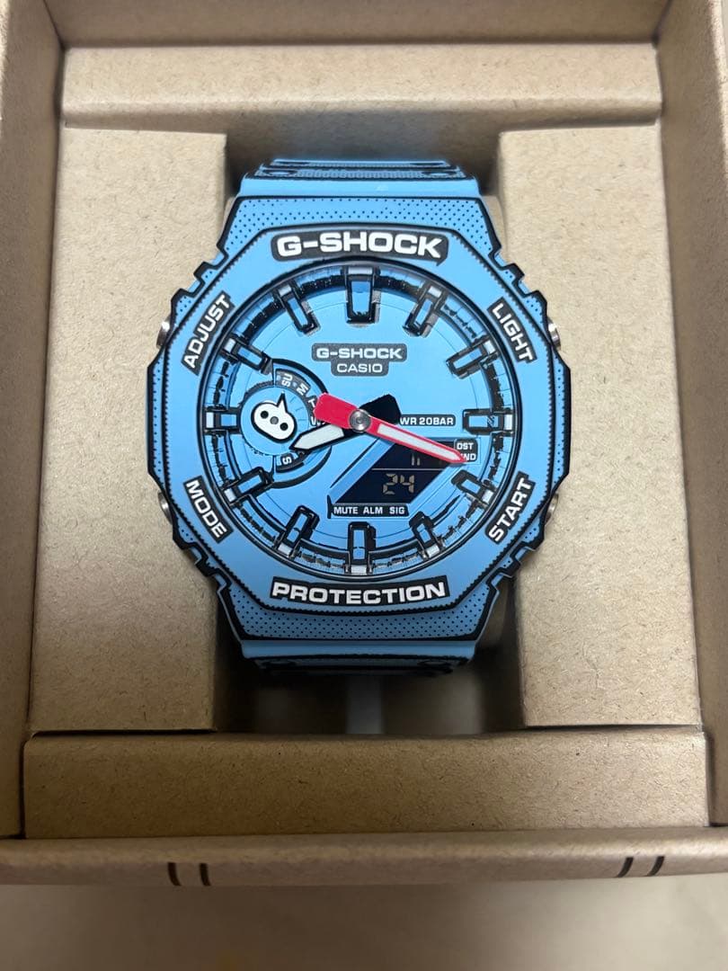 G-SHOCK GA-2100MNG-2AJR 青色 腕時計