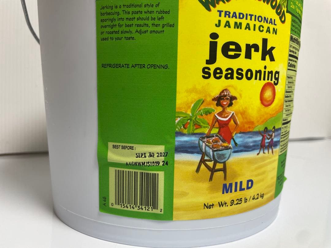 調味料・料理の素・油 Walkerswood Jerk Seasoning Mild 4.2kg