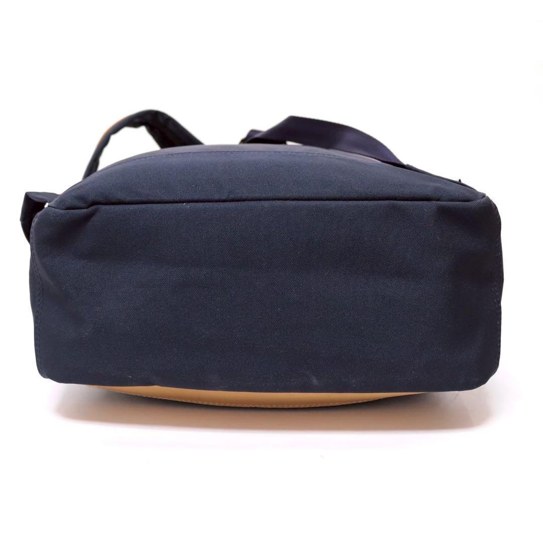 美品✨master-piece リュック 牛革 ネイビー ノートPC収納可