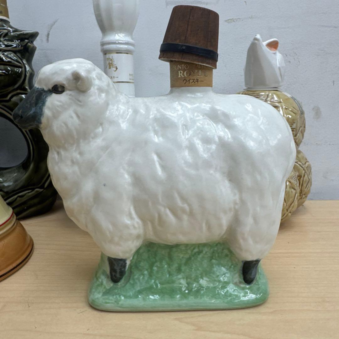 E*3様 ￼TG80ウイスキー 陶器ボトル デキャンタ 7本 まとめ売り