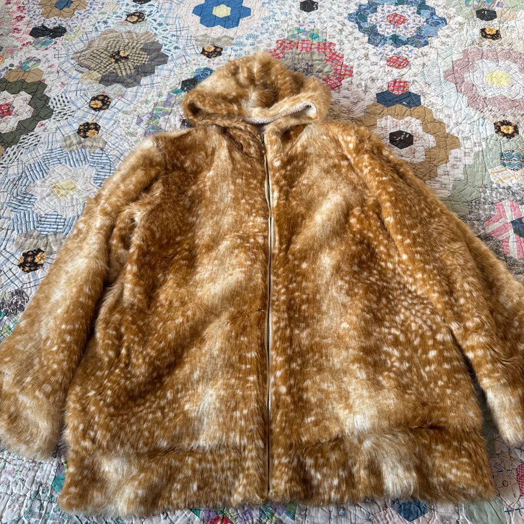 ツモリチサト　TSUMORI CHISATOバンビ柄　フェイクファー