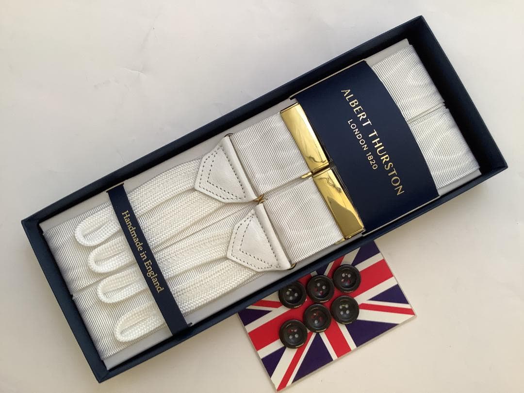 サスペンダー英国製007ボンドカジノロワイアルアルバートサーストンWTGB023