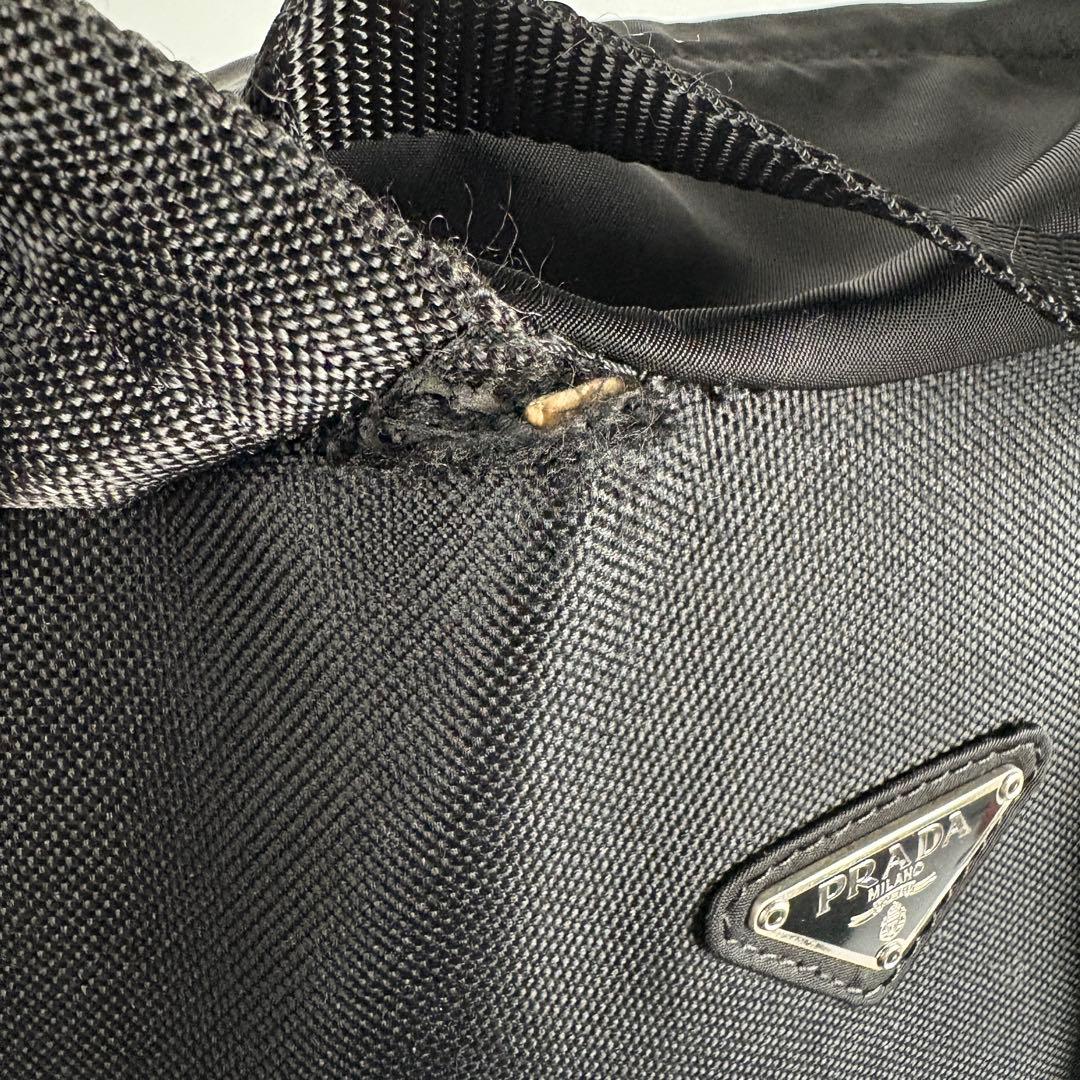 PRADA プラダ V135 三角ロゴ　リュック バックパック 黒　大容量
