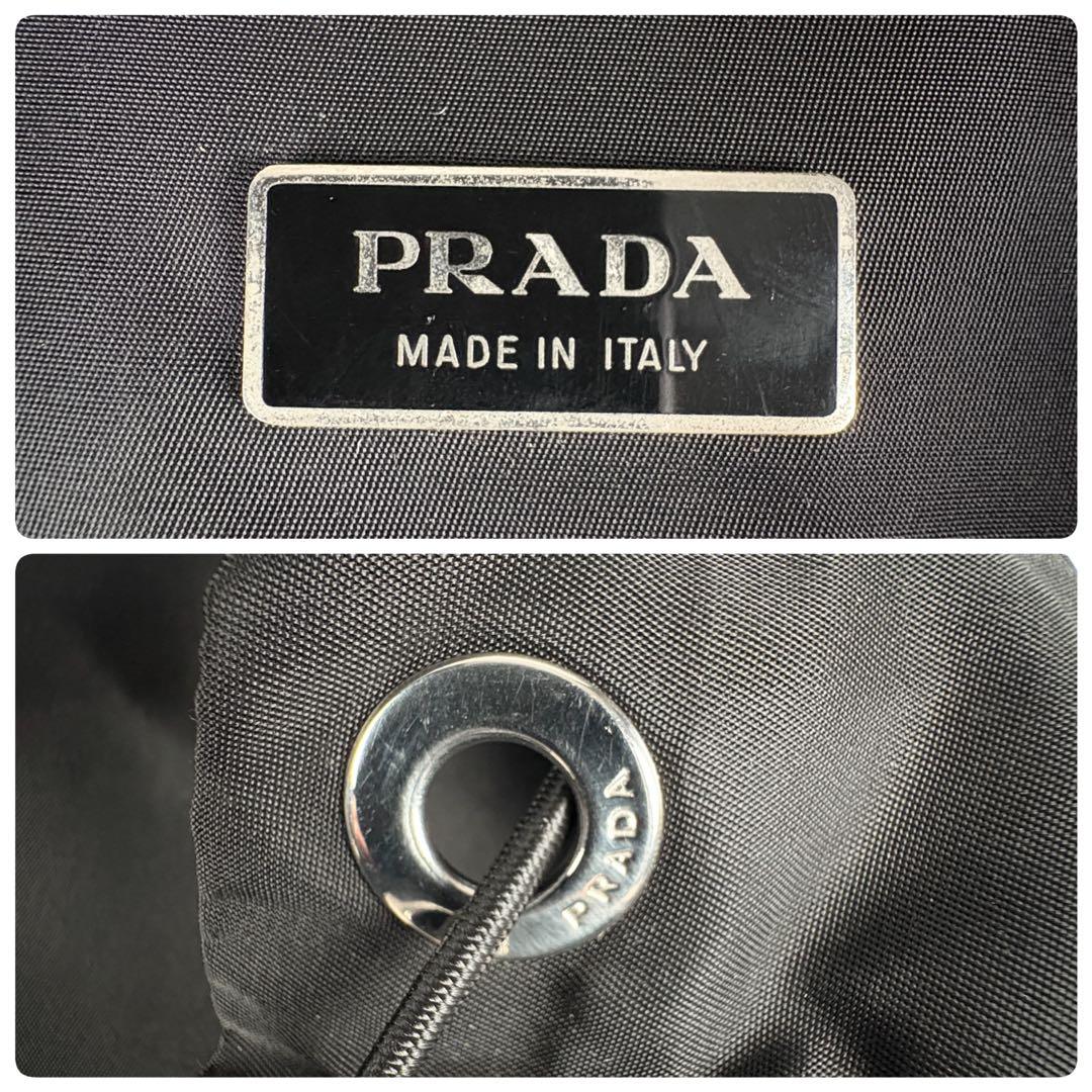 PRADA プラダ V135 三角ロゴ　リュック バックパック 黒　大容量