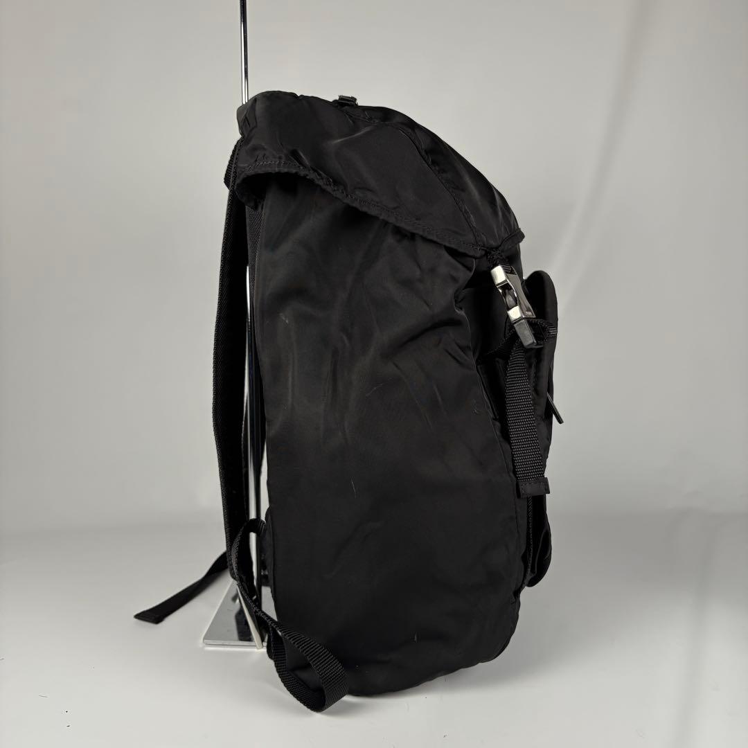 PRADA プラダ V135 三角ロゴ　リュック バックパック 黒　大容量