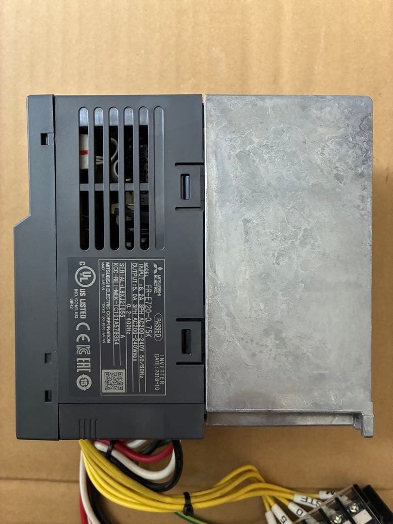 三菱電機・インバータFR-E720-0.75K(750W)