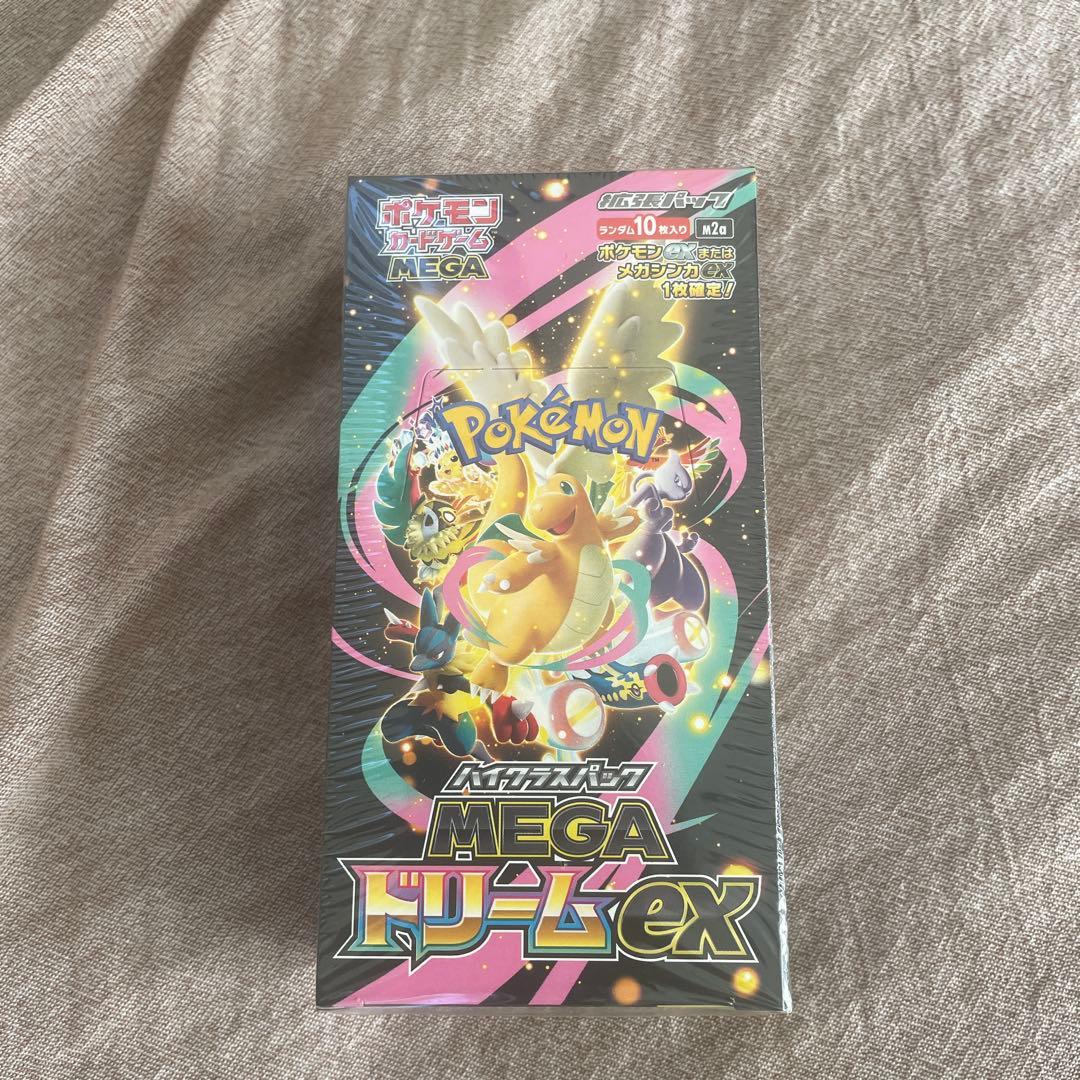 シュリンク付きポケモンカード MEGA ハイクラスパックドリームex 1box
