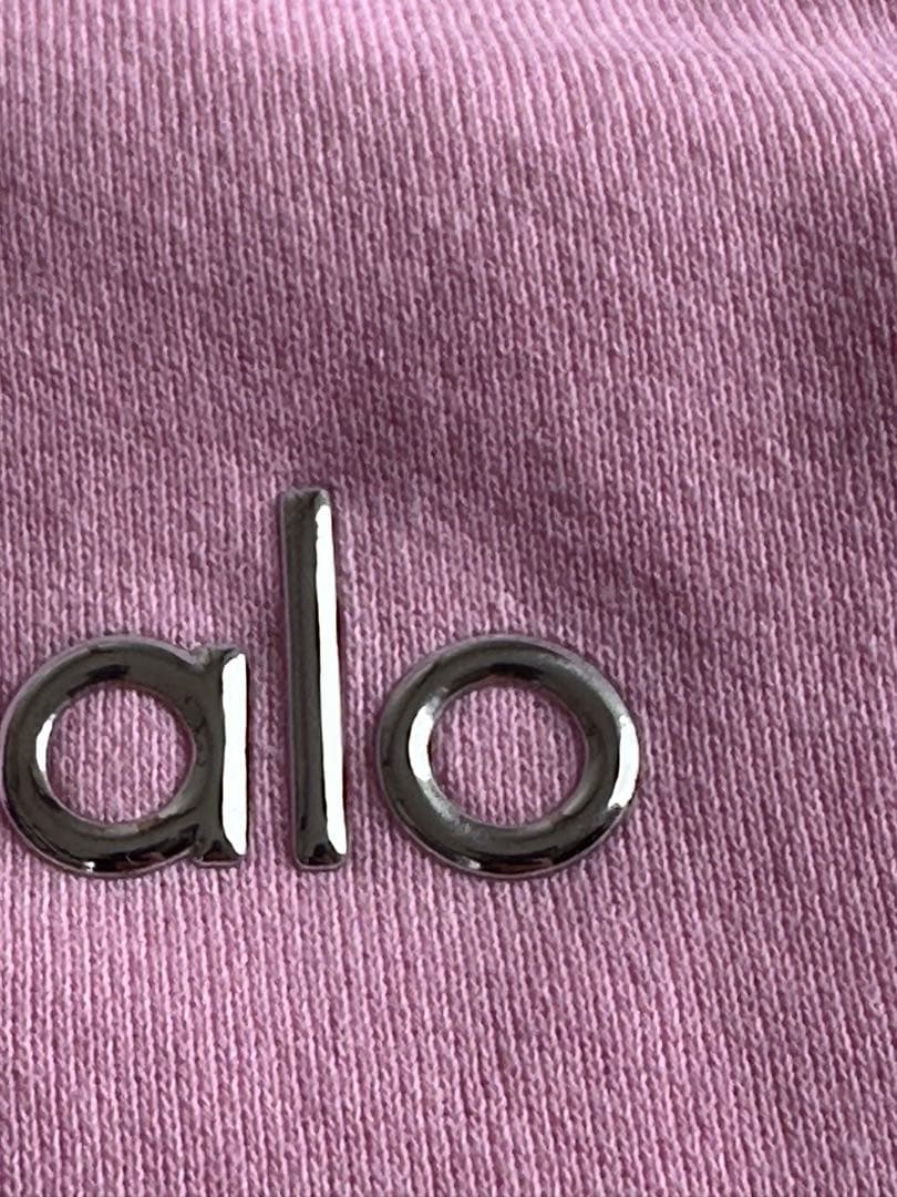 alo ピンク パーカー❣️ALO YOGAフード付き❣️