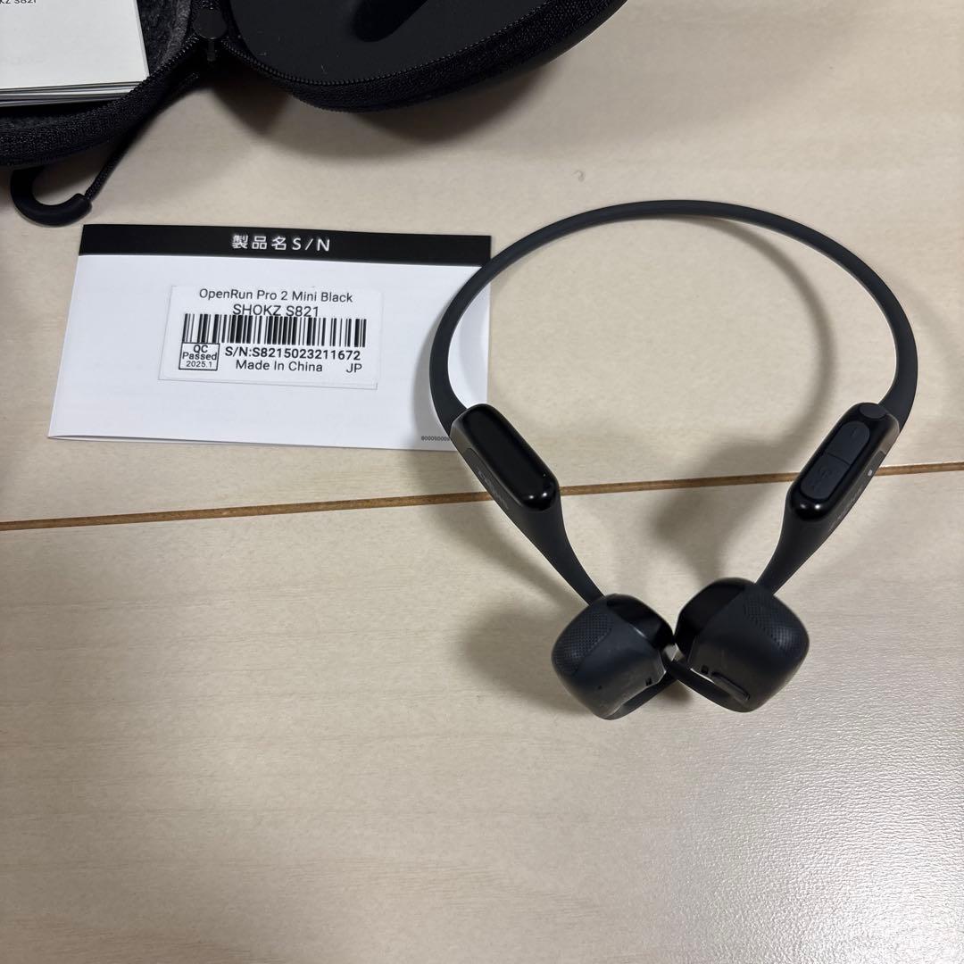 SHOKZ OPENRUN PRO2 Mini 骨伝導イヤホン ほぼ新品