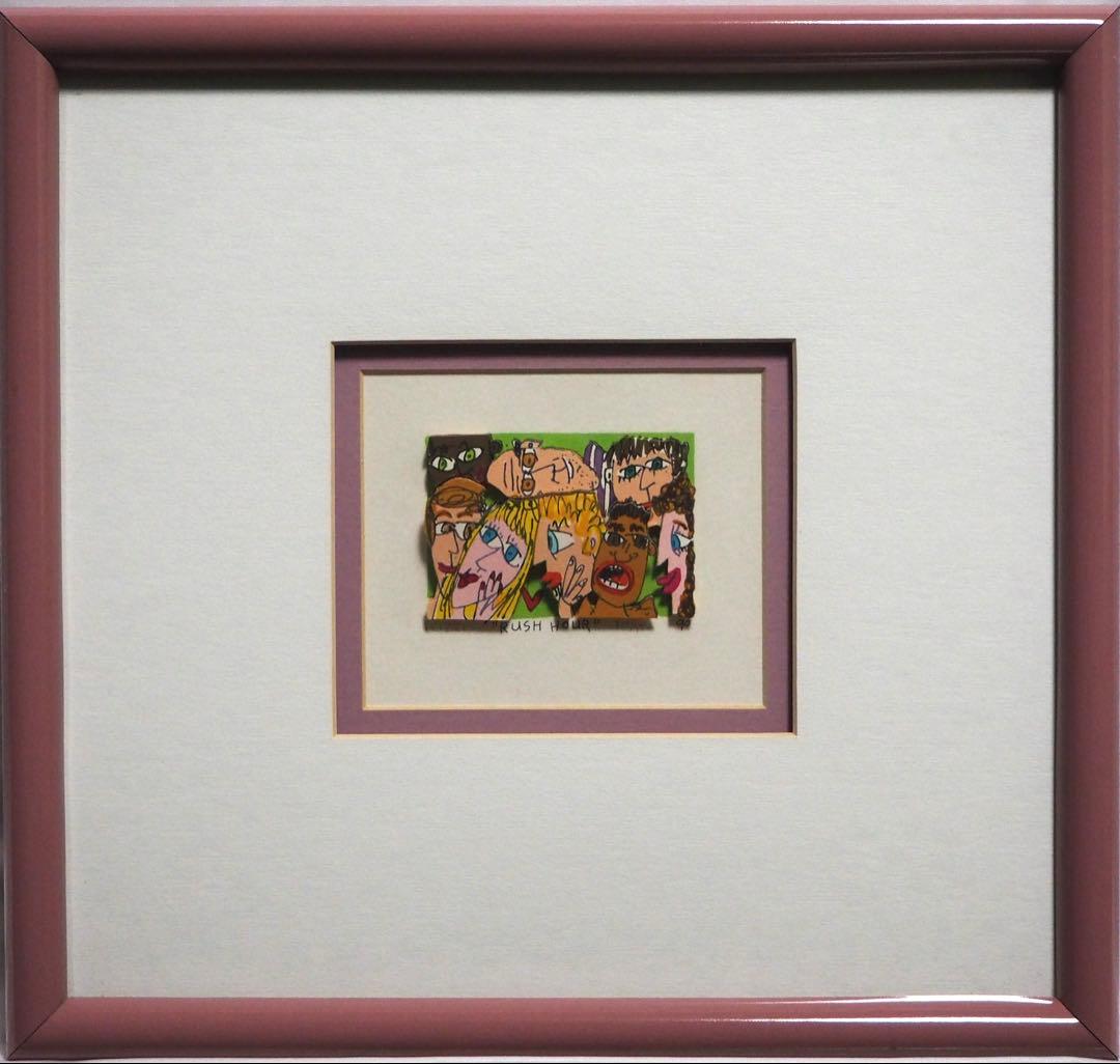 真作■ジェームスリジィ 3Dシルクスクリーン 版画 RUSH HOUR■絵画