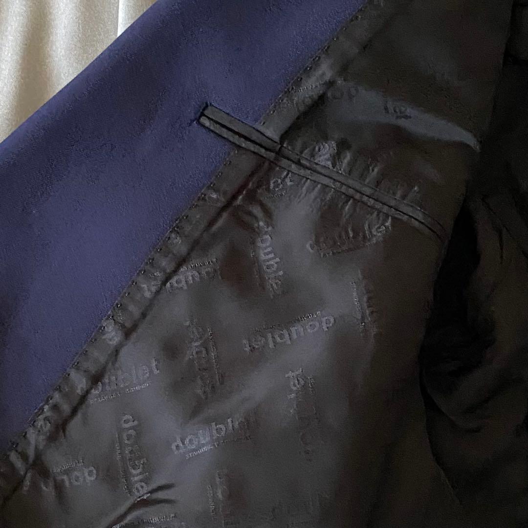 25ss doublet dusty tailored jacket 紺