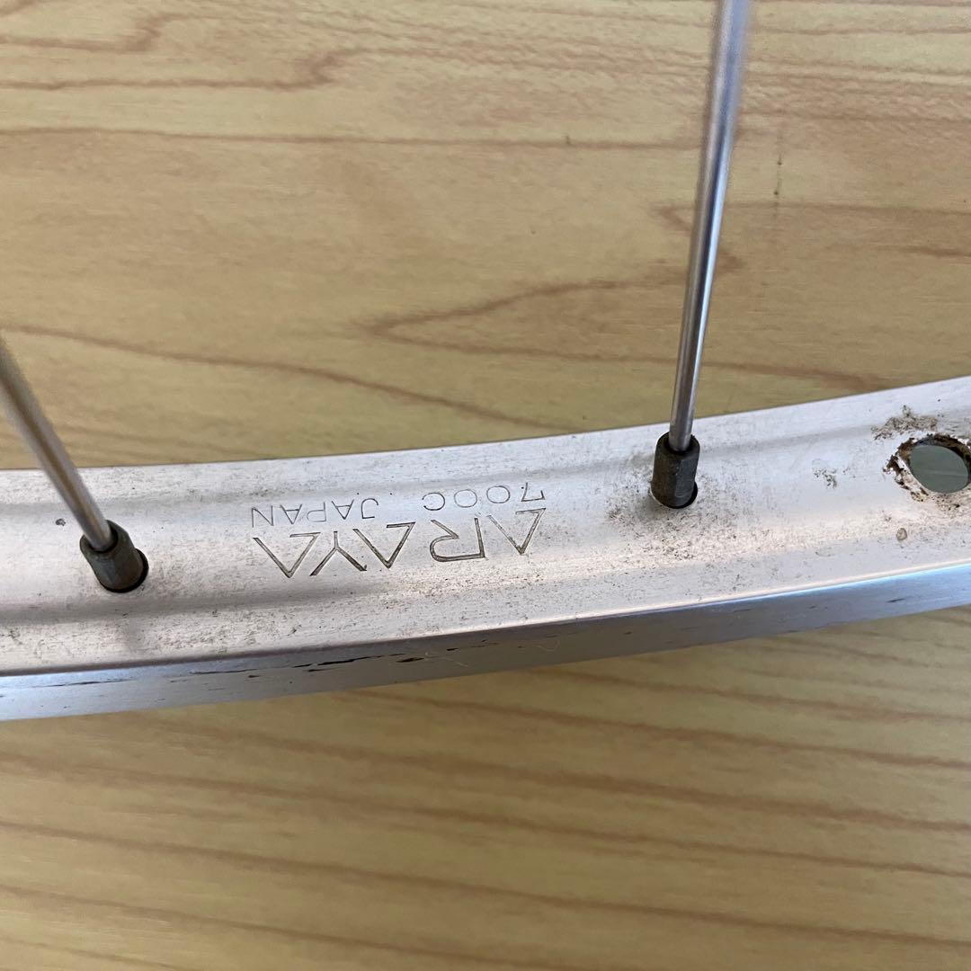 アルミクリンチャーホイール前後セット　ボスフリー　スポルティフ　ヴィンテージ