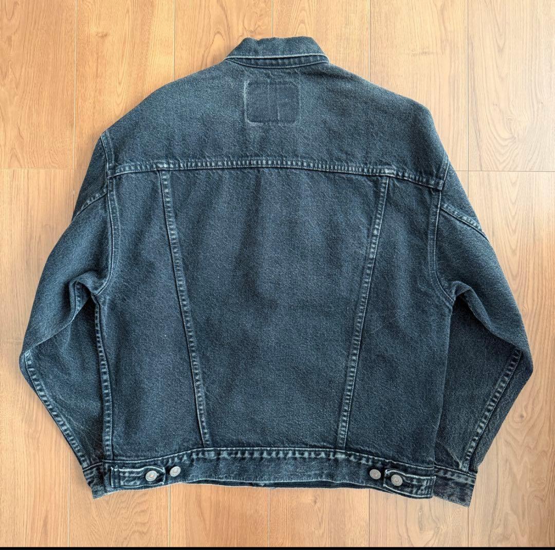 80s リーバイス 57507 ブラック デニムジャケット 70507 後染め