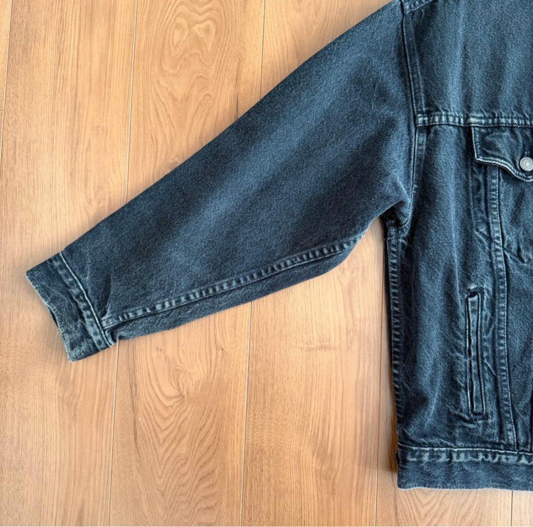 80s リーバイス 57507 ブラック デニムジャケット 70507 後染め