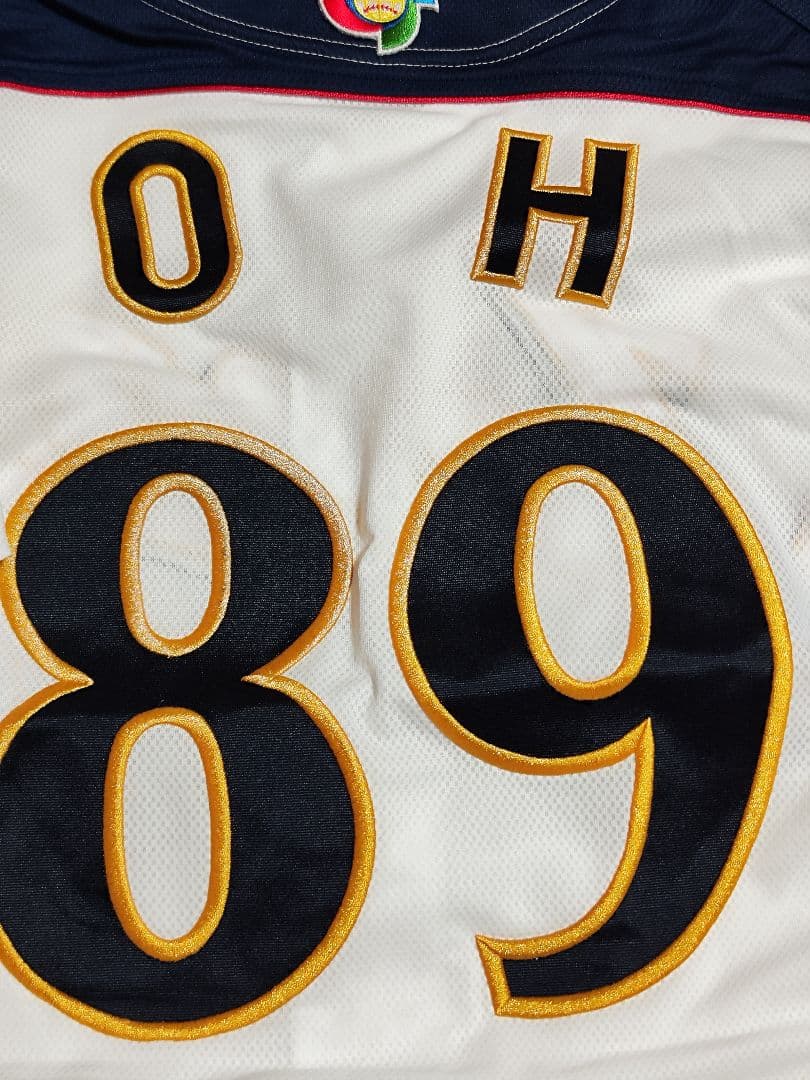 WBC 日本代表 2006年 侍ジャパン優勝ユニフォーム OH 89番 王貞治