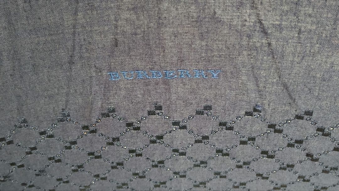 BURBERRYネイビー レース模様 日傘