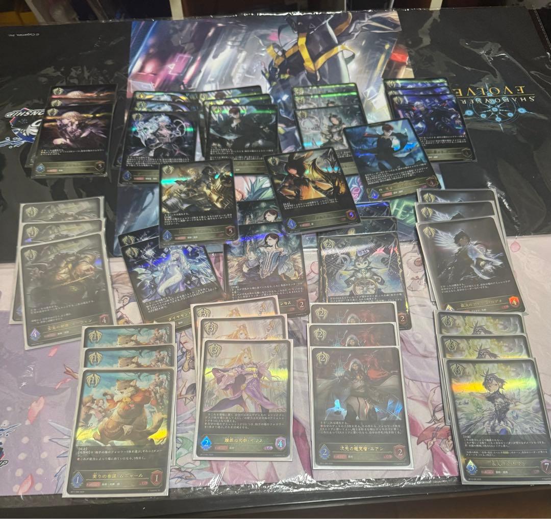 の*む様 シャドウバース エボルヴ ビショップ　デッキパーツ　引退セット　多数