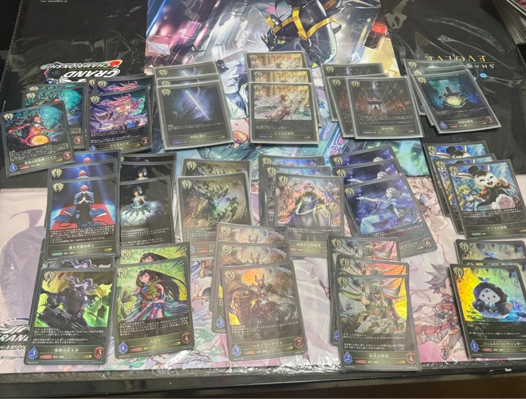 の*む様 シャドウバース エボルヴ ビショップ　デッキパーツ　引退セット　多数