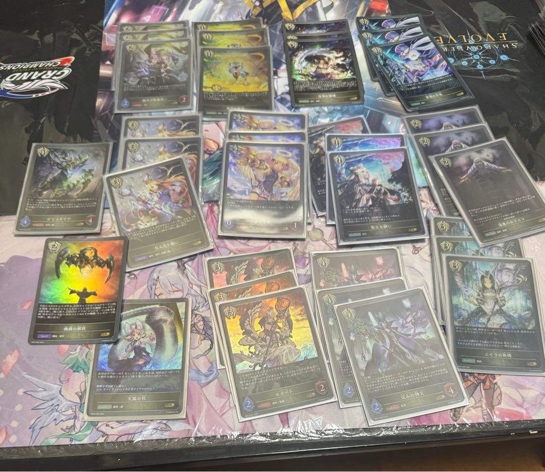 の*む様 シャドウバース エボルヴ ビショップ　デッキパーツ　引退セット　多数