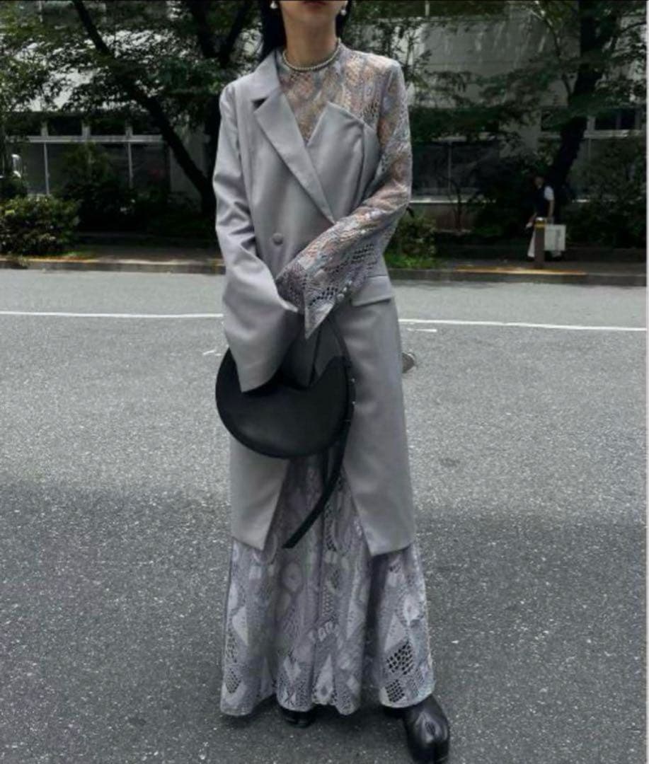 スーツ・フォーマル・ドレス UND SUIT DOCKING LACE DRESS / Ameri