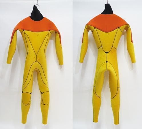日本製★3×3mm　ロングチェストジップ/セミドライ　ウェットスーツ
