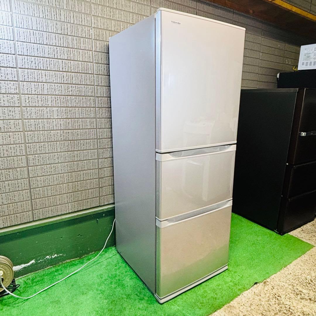 東芝 330L 冷蔵庫 2〜3人向け ロータイプ【地域限定配送無料】