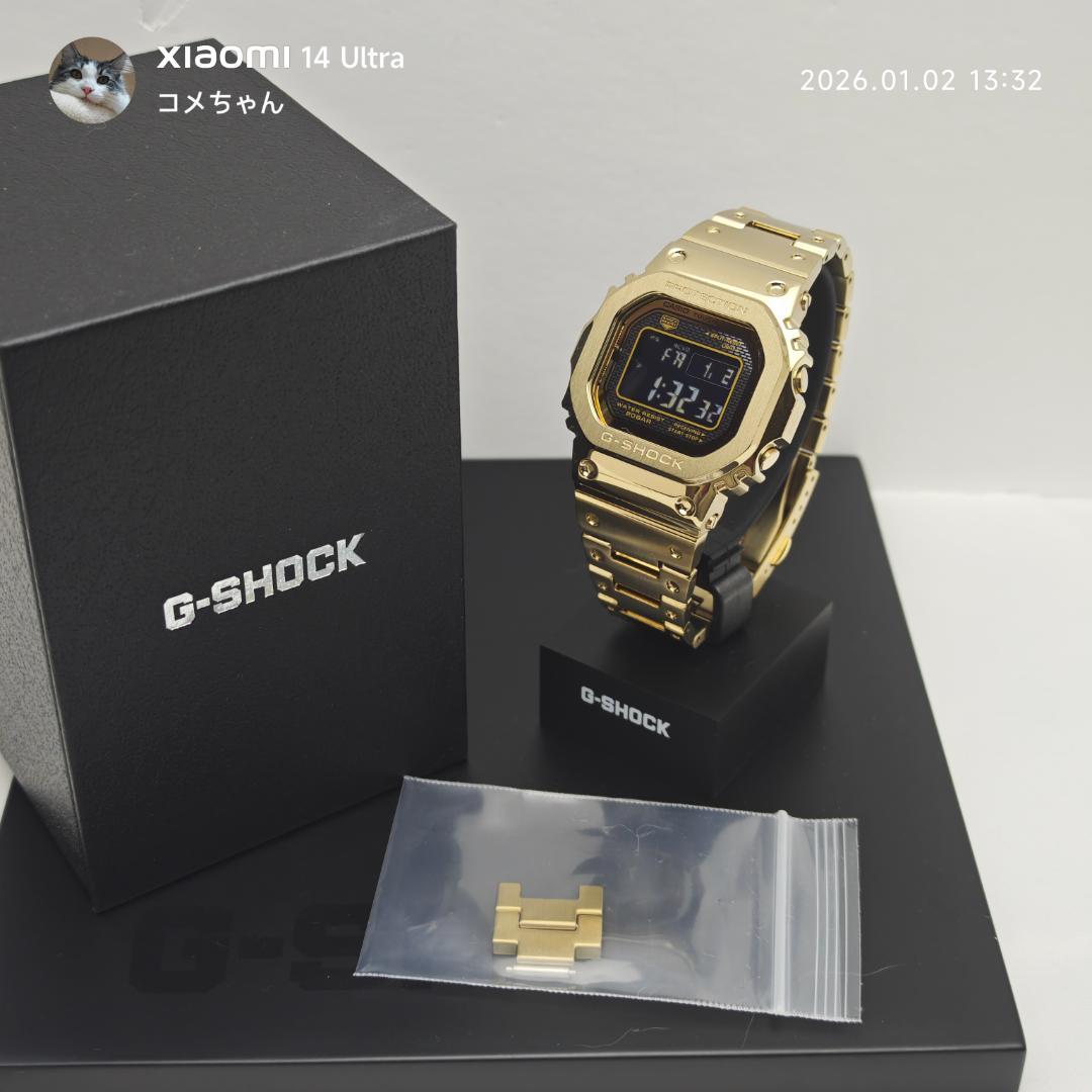 【美品】カシオ G-SHOCK GMW-B5000GD-9JF