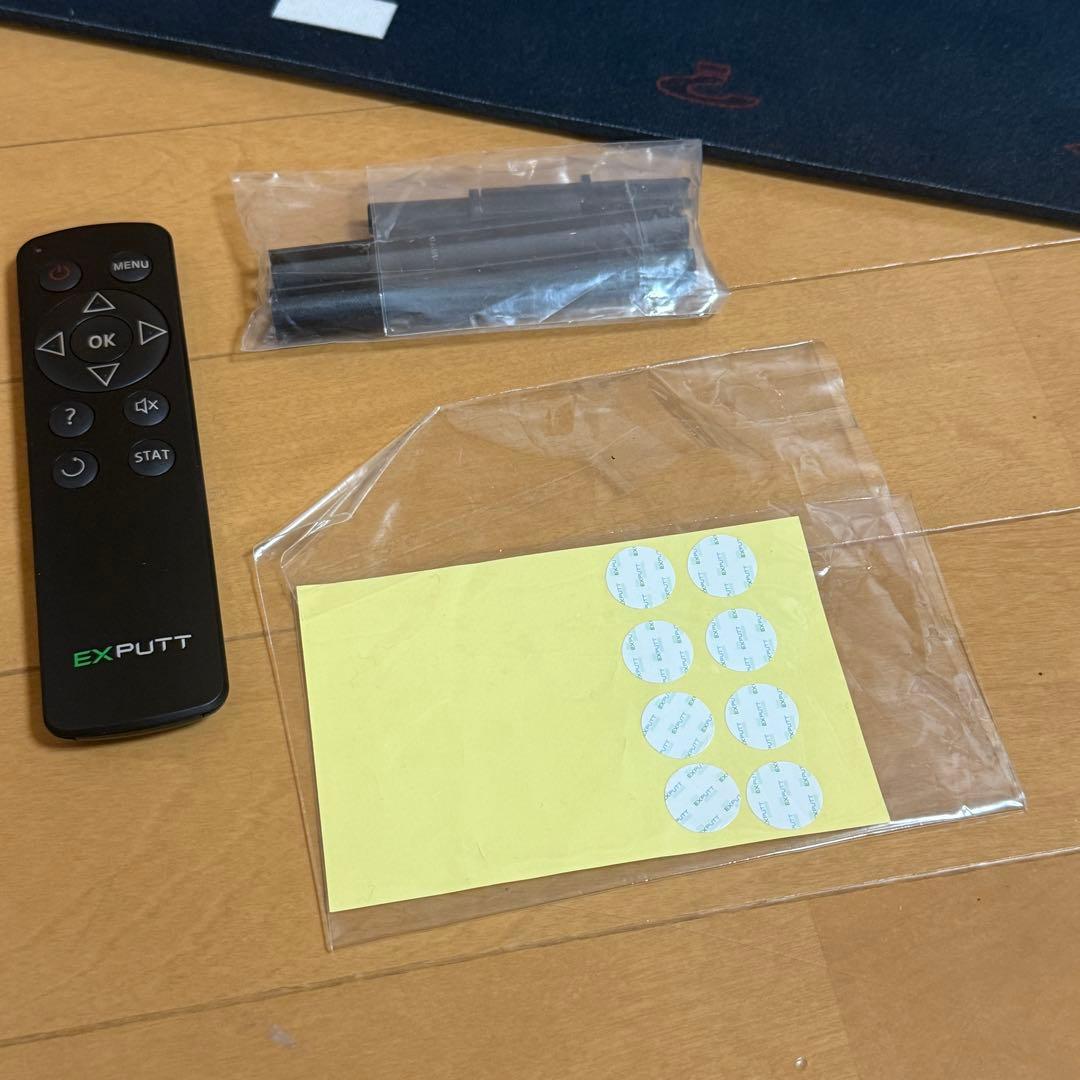 EXPUTT 家庭用 スクリーン パッティング 練習 ゴルフ パター