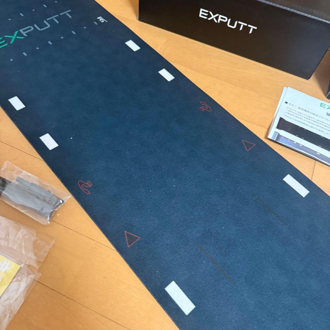 EXPUTT 家庭用 スクリーン パッティング 練習 ゴルフ パター