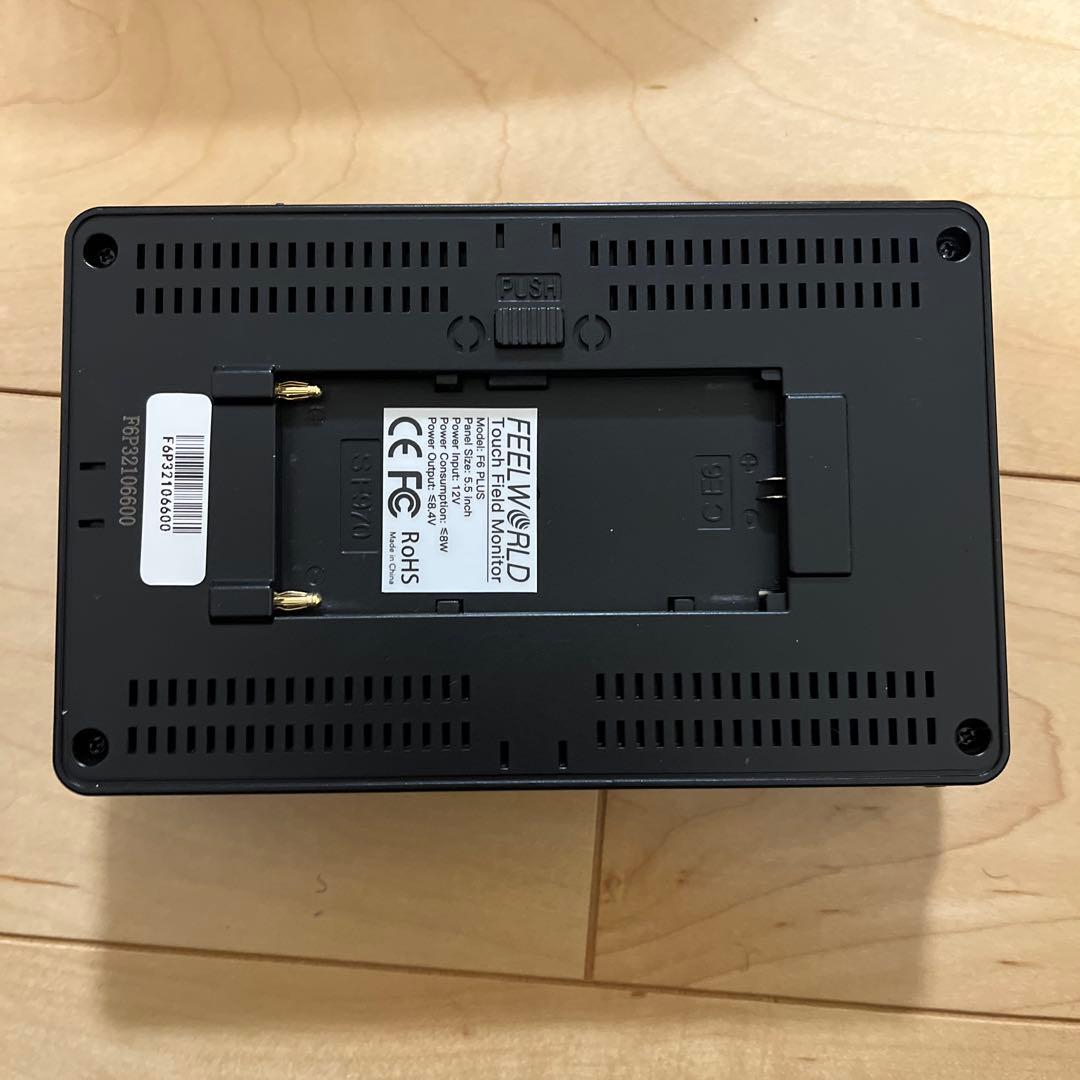 Feelworld F6 PLUS モニターPOWEREXTRA バッテリー付き