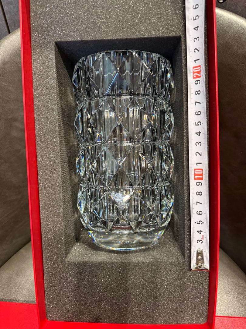 バカラ　Baccarat 花瓶　ルクソール　クリア　クリスタル