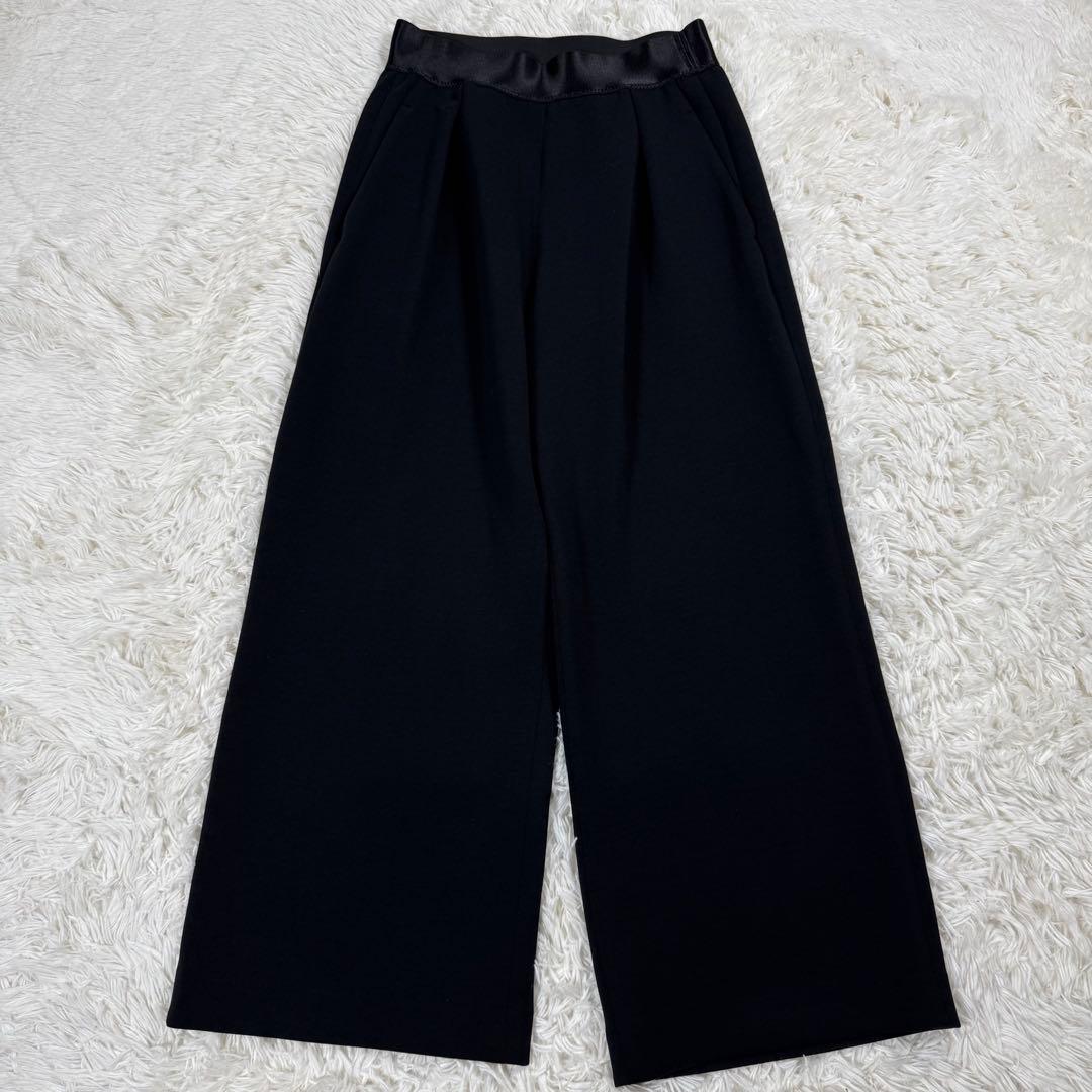 極美品/2024年✨ドゥーズィエムクラス dumblefit タックパンツ 黒