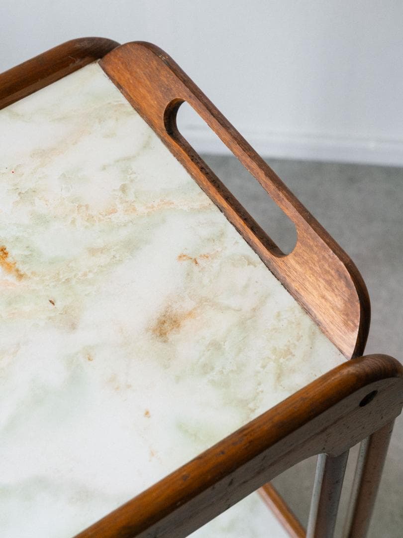 60-70's HAKUHO ヴィンテージ キャスター ワゴン テーブル モダン