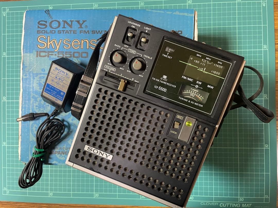 [ヴィンテージ] SONYスカイセンサー5500 外箱・ACアダプター付属