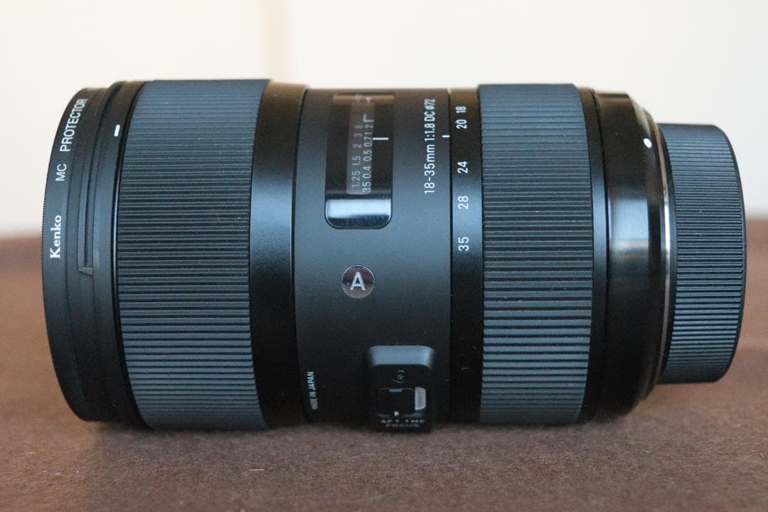 超美品 SIGMA 18-35mm F1.8 DC HSM ニコン フィルター付