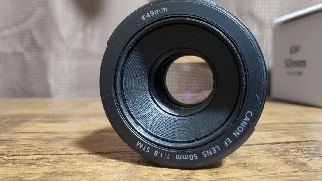 Canon EF 50mm f/1.8 STM レンズ フード プロテクター付
