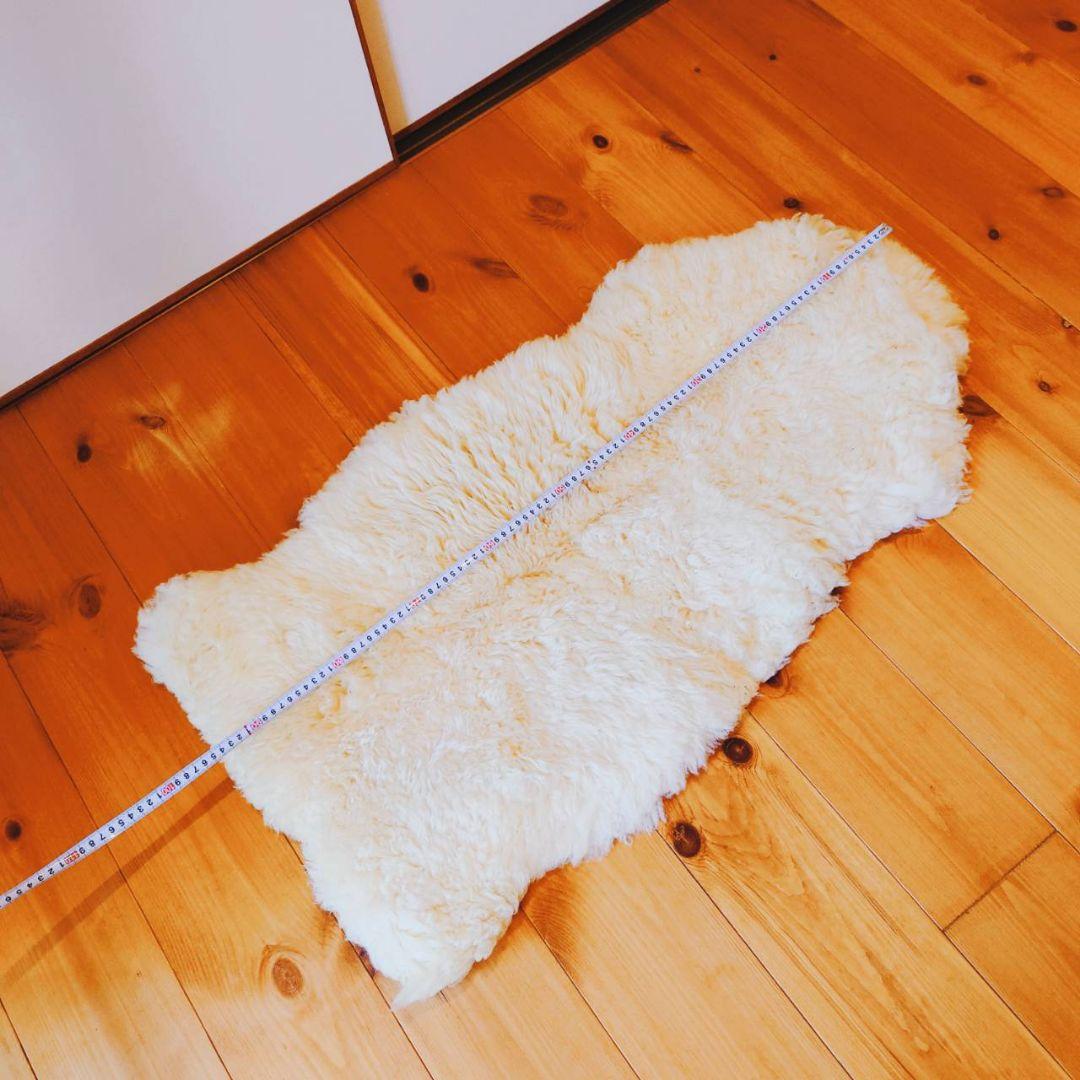 リアルムートン　天然　シープスキン　送料込み　匿名　メルカリ便