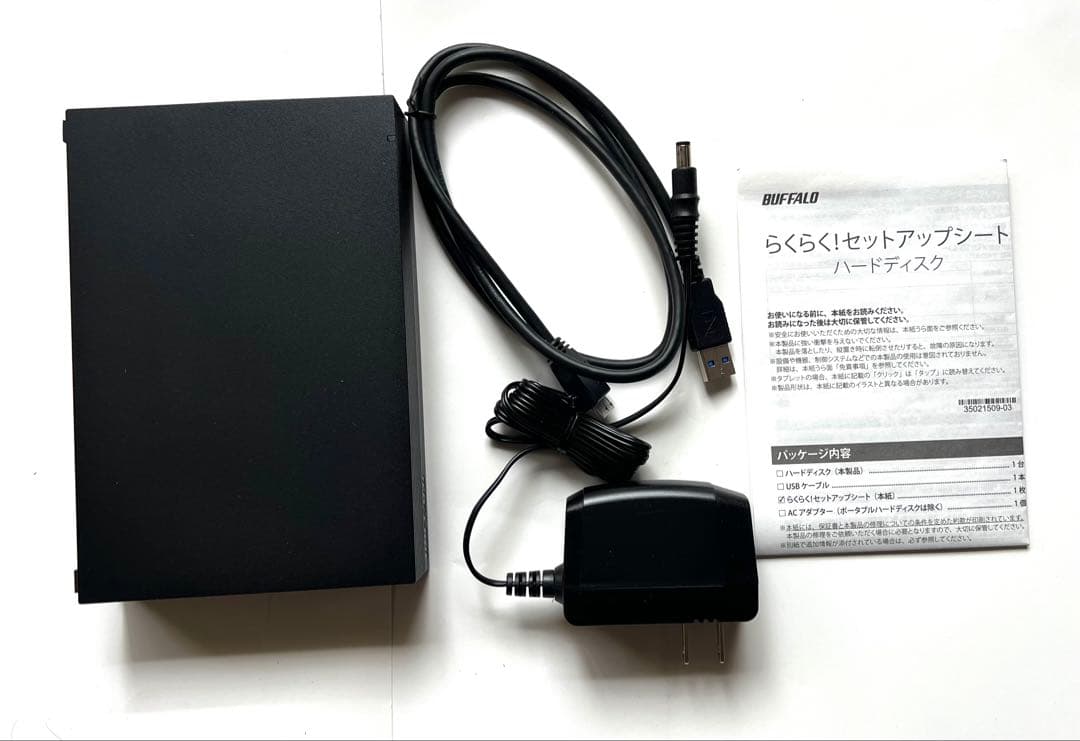 BUFFALO外付けHDD HD-AD4U3