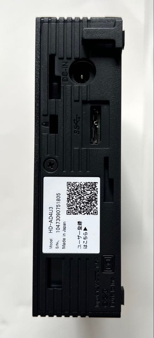 BUFFALO外付けHDD HD-AD4U3