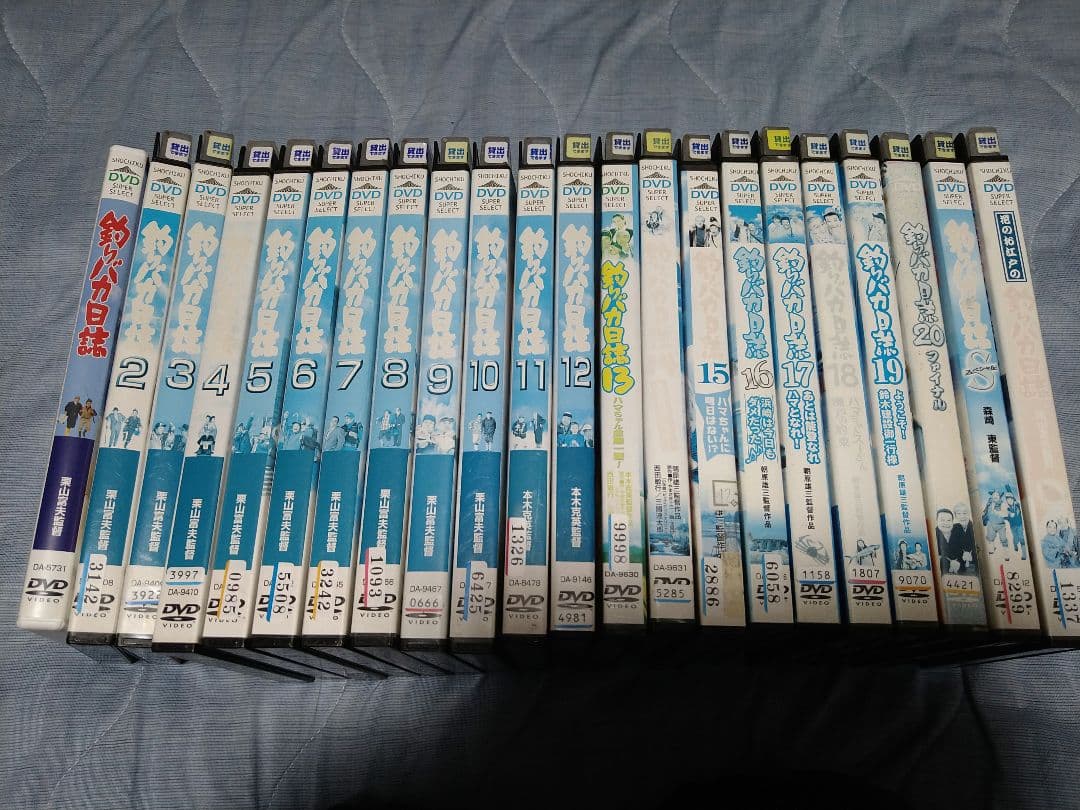 ち*ん様 レンタル落ちDVD釣りバカ日誌　1～20+SP2本　全22巻セット　ケ