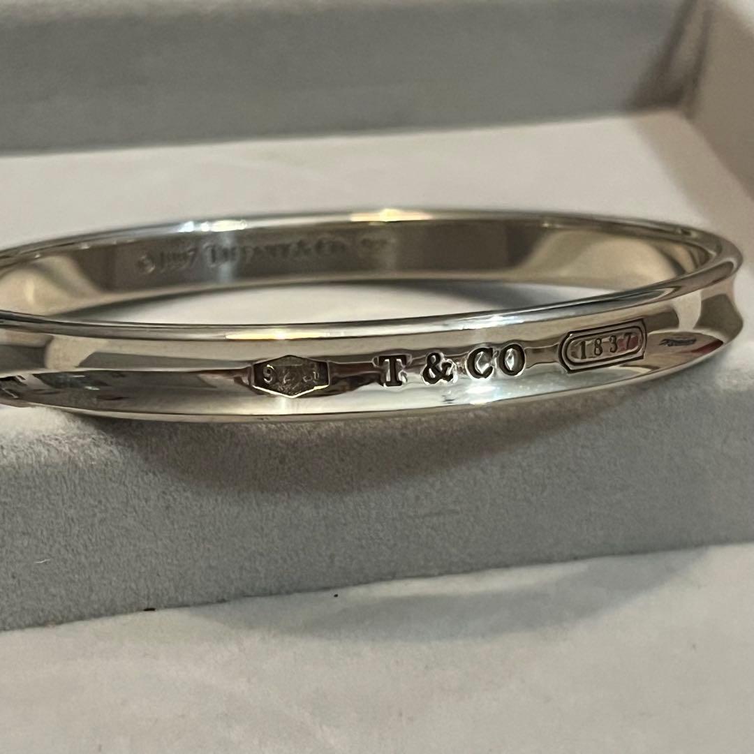 人気❣️ティファニー 1837ナローバングル925 18cm