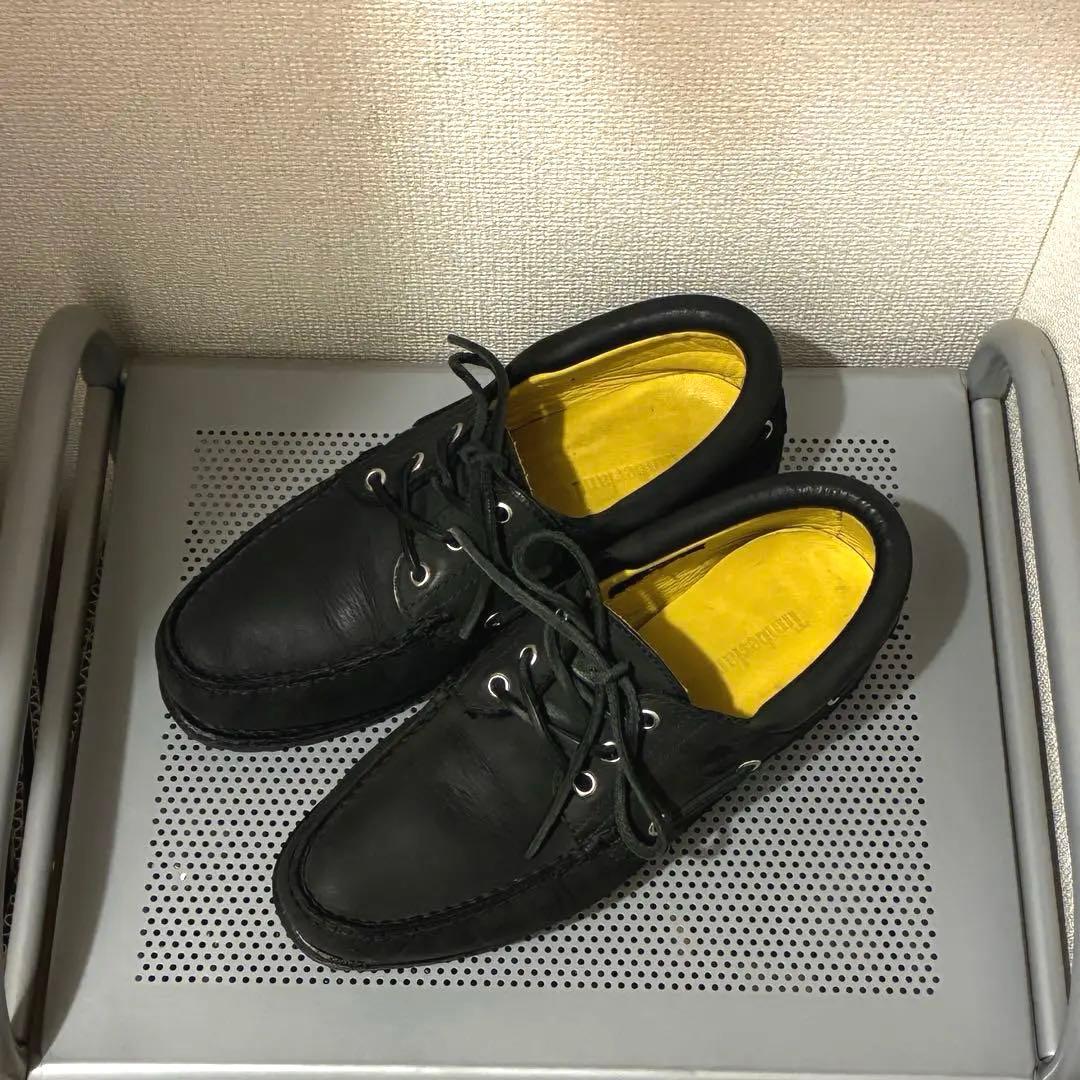 ティンバーランド 3eye クラシックラグ ヌバックレザー 黒 モカシン OVY