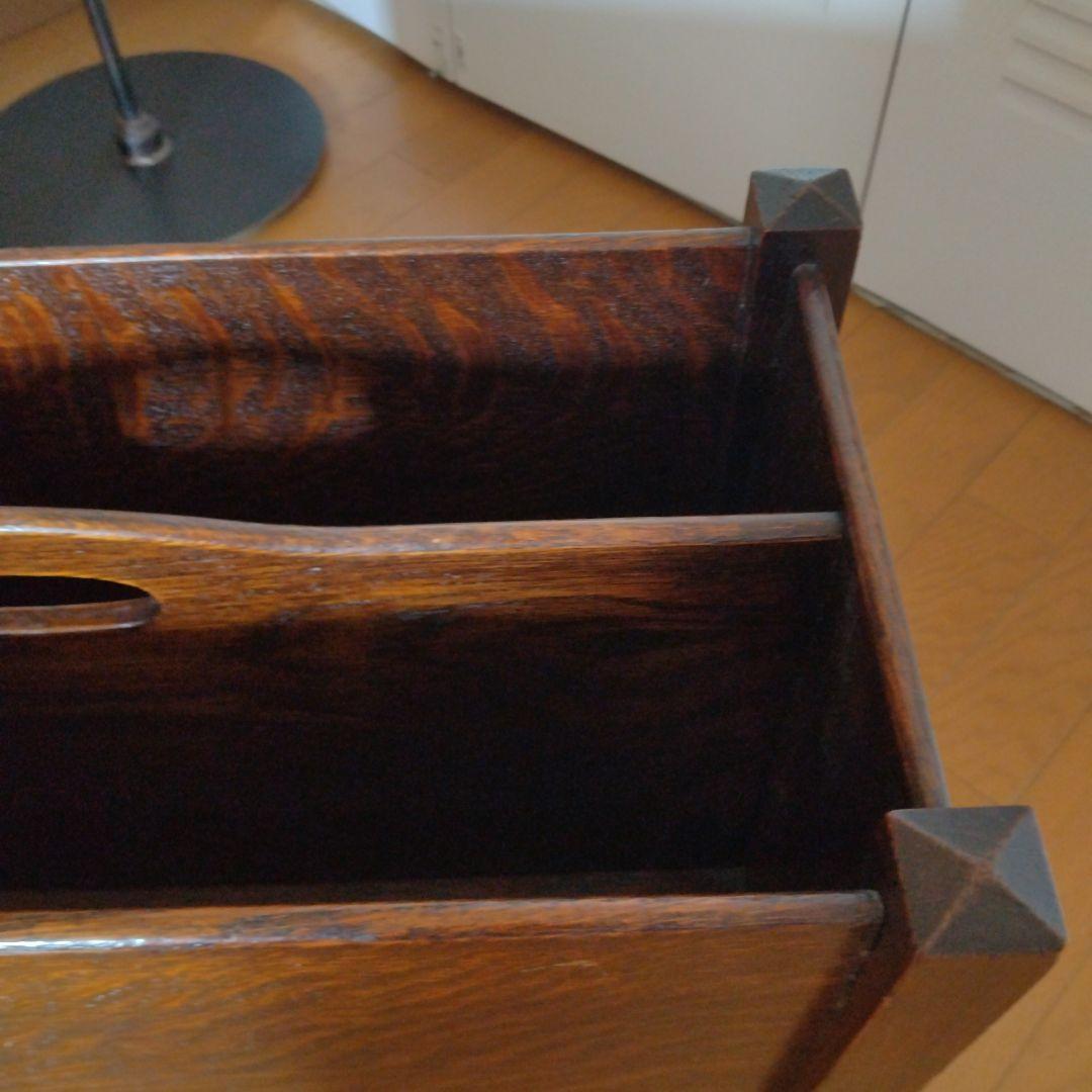 イギリスアンティーク　マガジンラック