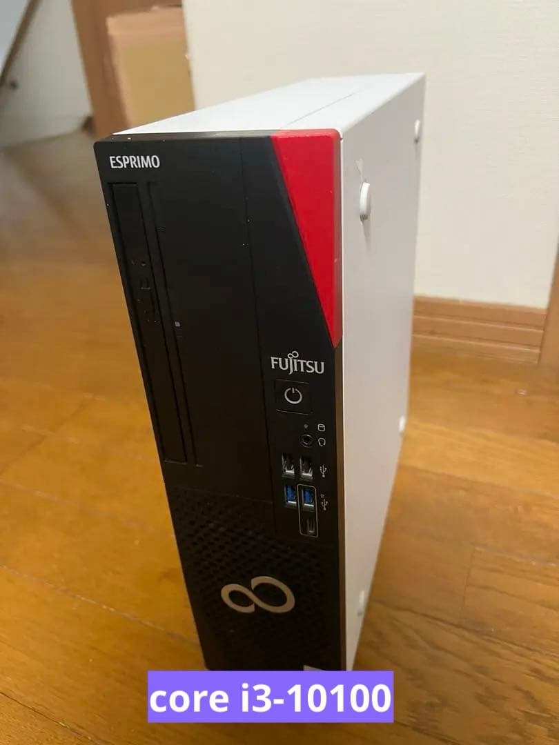 Windowsデスクトップ FUJITSU ESPRIMO i3-10100 16GB SSD 256GB