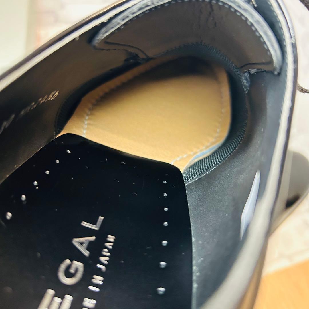 新古品 日本製 REGAL リーガル 30HR プレーントゥ 黒 24.5cm