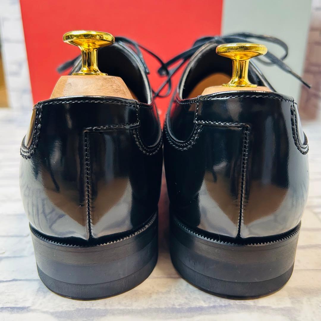 新古品 日本製 REGAL リーガル 30HR プレーントゥ 黒 24.5cm